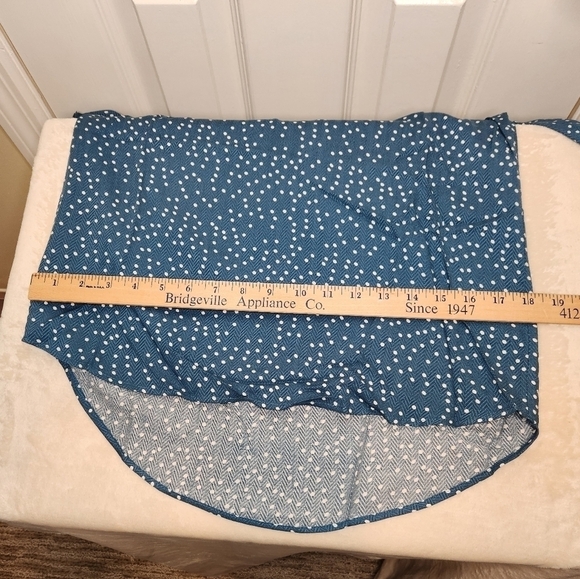 Daniel Rainn Split V-Neck Top Size PXS Teal - Picture 9 of 11